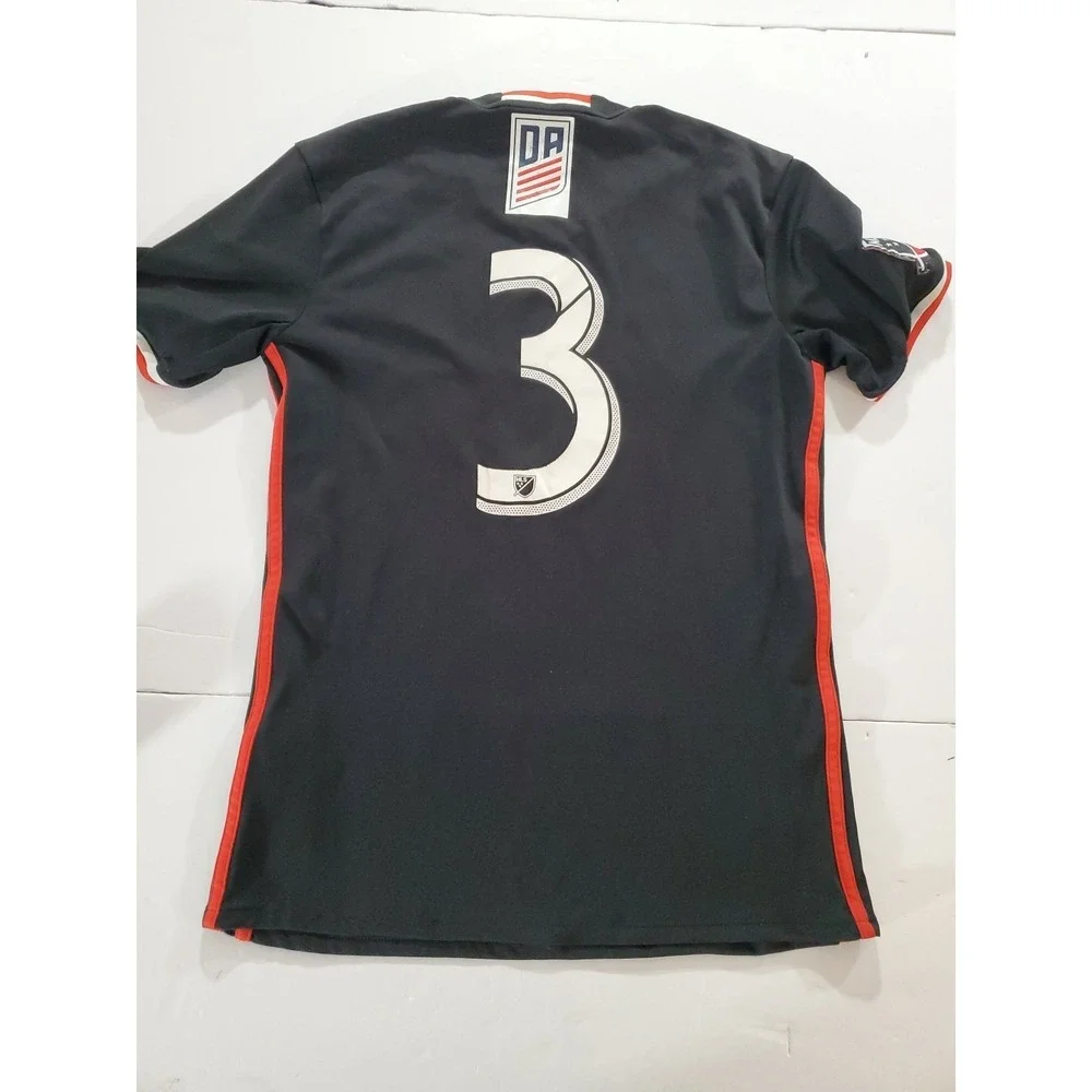 2016-2017 D.C. United Adidas Home Soccer Kit Black #3 Jersey‎ Men's Small
